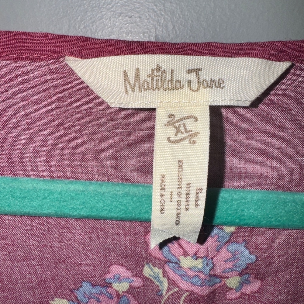 EUC Matilda Jane Floral Mama Peasant Stretch Waist Dress Size XL - Picture 3 of 5